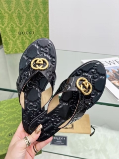 2023.5.25 super perfect GUCCI women and men slippers size 36--45 007