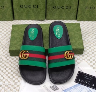2023.5.25 super perfect GUCCI women and men slippers size 36--45 023