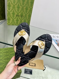 2023.5.25 super perfect GUCCI women and men slippers size 36--45 008