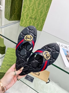 2023.5.25 super perfect GUCCI women and men slippers size 36--45 011