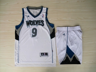 NBA Minnesota Timberwolves -9 Rubio Suit-white