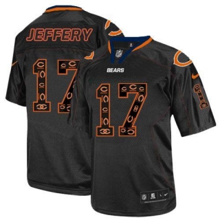 Nike Bears -17 Alshon Jeffery New Lights Out Black Men's Stitched NFL Elite Jersey