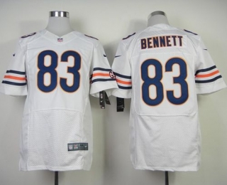 Nike Bears -83 Martellus Bennett White Men's Stitched NFL Elite Jersey