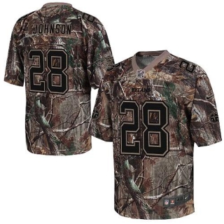 Nike Tennessee Titans #28 Chris Johnson Camo Men's Stitched NFL Realtree Elite Jersey