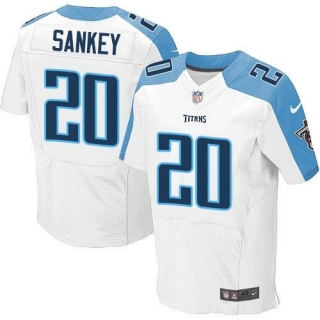 Nike Tennessee Titans #20 Bishop Sankey White Men's Stitched NFL Elite Jersey
