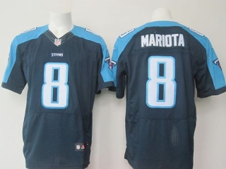 Nike Tennessee Titans #8 Marcus Mariota Navy Blue Alternate Men's Stitched NFL Elite Jersey
