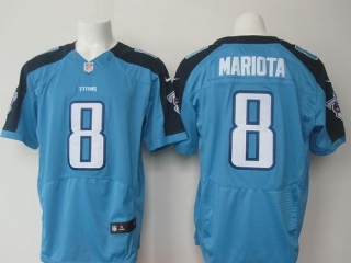 Nike Tennessee Titans #8 Marcus Mariota Light Blue Team Color Men's Stitched NFL Elite Jersey