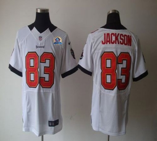 NikeTampa Bay Buccaneers #83 Vincent Jackson White With Hall of Fame 50th Patch Men‘s Stitched NFL E