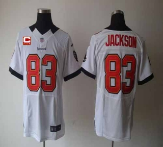 NikeTampa Bay Buccaneers #83 Vincent Jackson White With C Patch Men‘s Stitched NFL Elite Jersey