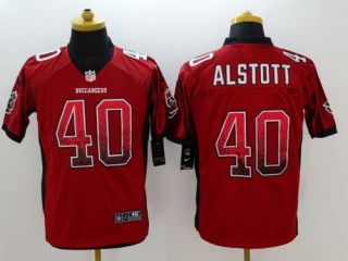 NikeTampa Bay Buccaneers #40 Mike Alstott Red Team Color Men‘s Stitched NFL Elite Drift Fashion Jers