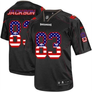 NikeTampa Bay Buccaneers #83 Vincent Jackson Black Men‘s Stitched NFL Elite USA Flag Fashion Jersey