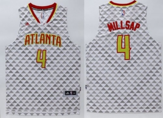 Atlanta Hawks -4 Paul Millsap White Swingman Stitched NBA Jersey