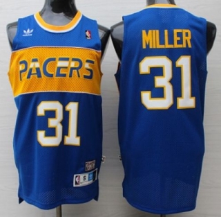 Indiana Pacers -31 Reggie Miller Light Blue Rookie Throwback Stitched NBA Jersey