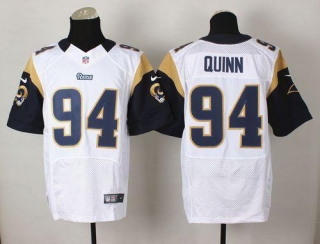 Nike St Louis Rams -94 Robert Quinn White Men's Stitched NFL Elite Jersey