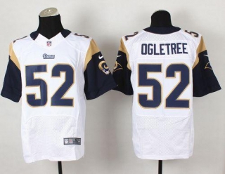 Nike St Louis Rams -52 Alec Ogletree White Men's Stitched NFL Elite Jersey