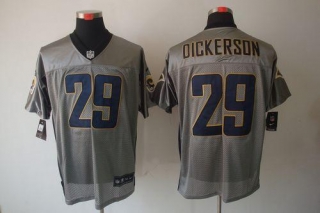 Nike St Louis Rams -29 Eric Dickerson Grey Shadow Men's Stitched NFL Elite Jersey