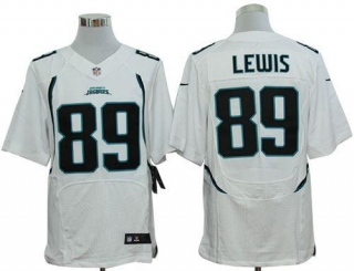 Nike Jacksonville Jaguars #89 Marcedes Lewis White Men's Stitched NFL Elite Jersey