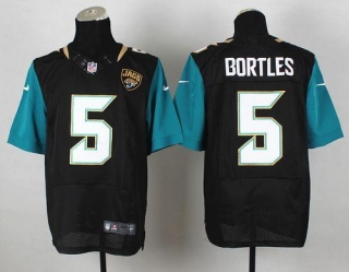Nike Jacksonville Jaguars #5 Blake Bortles Black Alternate Men's Stitched NFL Elite Jersey