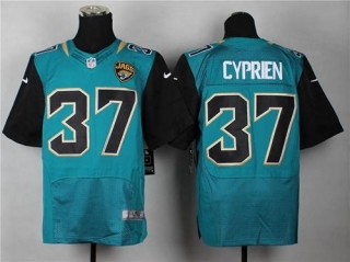 Nike Jacksonville Jaguars #37 John Cyprien Teal Green Team Color Men's Stitched NFL Elite Jersey