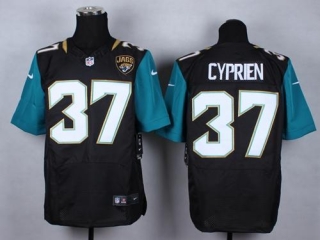 Nike Jacksonville Jaguars #37 John Cyprien Black Alternate Men's Stitched NFL Elite Jersey