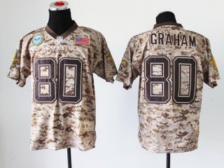 Nike New Orleans Saints #80 Jimmy Graham Camo Men's Stitched NFL New Elite USMC Jersey