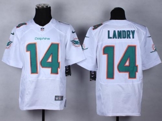 Nike Miami Dolphins #14 Jarvis Landry White Men's Stitched NFL New Elite Jersey