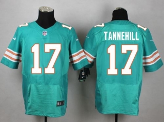 Nike Miami Dolphins #17 Ryan Tannehill Aqua Green Alternate Men's Stitched NFL Elite Jersey