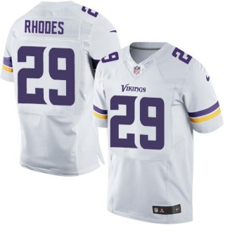 Nike Minnesota Vikings #29 Xavier Rhodes White Men's Stitched NFL Elite Jersey