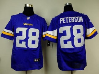 Nike Minnesota Vikings #28 Adrian Peterson Purple Team Color Men's Stitched NFL Elite Jersey