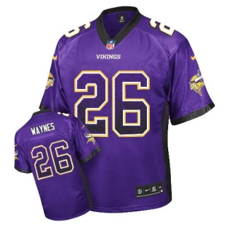 Nike Minnesota Vikings #26 Trae Waynes Purple Team Color Men's Stitched NFL Elite Drift Fashion Jers