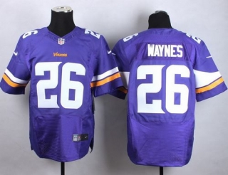 Nike Minnesota Vikings #26 Trae Waynes Purple Team Color Men's Stitched NFL Elite Jersey