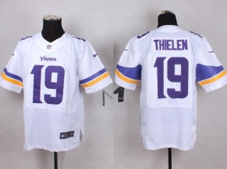 Nike Minnesota Vikings #19 Adam Thielen White Men's Stitched NFL Elite Jersey