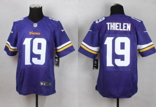 Nike Minnesota Vikings #19 Adam Thielen Purple Team Color Men's Stitched NFL Elite Jersey