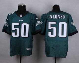 Nike Philadelphia Eagles #50 Kiko Alonso Midnight Green Team Color Men's Stitched NFL New Elite Jers