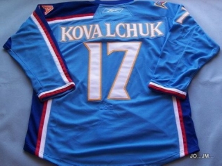 Thrashers -17 Ilya Kovalchuk Stitched Blue NHL Jersey