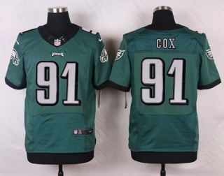 Nike Philadelphia Eagles #91 Fletcher Cox Midnight Green Team Color Men's Stitched NFL Elite Jersey