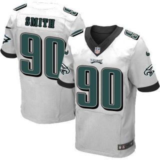 Nike Philadelphia Eagles #90 Marcus Smith White Men's Stitched NFL Elite Jersey