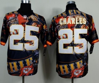 Nike Kansas City Chiefs #25 Jamaal Charles Team Color Men's Stitched NFL Elite Fanatical Version Jer