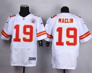 Nike Kansas City Chiefs #19 Jeremy Maclin White Men's Stitched NFL Elite Jersey
