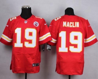 Nike Kansas City Chiefs #19 Jeremy Maclin Red Team Color Men's Stitched NFL Elite Jersey