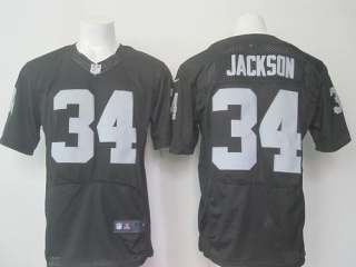Nike Oakland Raiders #34 Bo Jackson Black Team Color Men's Stitched NFL New Elite Jersey