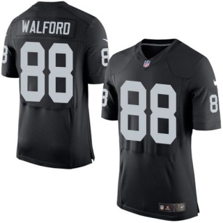 Nike Oakland Raiders #88 Clive Walford Black Team Color Men's Stitched NFL New Elite Jersey