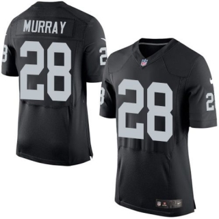 Nike Oakland Raiders #28 Latavius Murray Black Team Color Men's Stitched NFL Elite Jersey