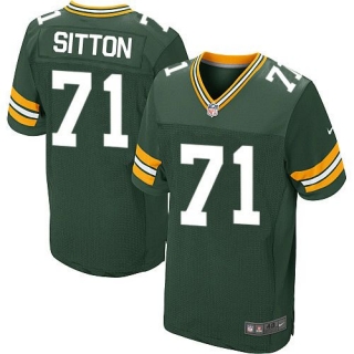 Nike Green Bay Packers #71 Josh Sitton Green Team Color Men's Stitched NFL Elite Jersey