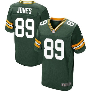 Nike Green Bay Packers #89 James Jones Green Team Color Men's Stitched NFL Elite Jersey