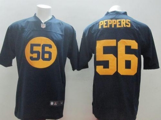 Nike Green Bay Packers #56 Julius Peppers Navy Blue Alternate Men's Stitched NFL Elite Jersey