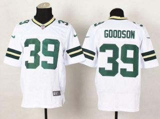 Nike Green Bay Packers #39 Demetri Goodson White Men's Stitched NFL Elite Jersey