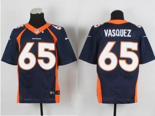 Nike Denver Broncos #65 Louis Vasquez Navy Blue Alternate Men's Stitched NFL New Elite Jersey