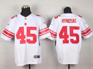 Nike New York Giants #45 Henry Hynoski White Men's Stitched NFL Elite Jersey