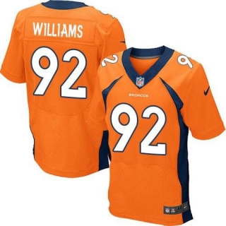 Nike Denver Broncos #92 Sylvester Williams Orange Team Color Men's Stitched NFL New Elite Jersey